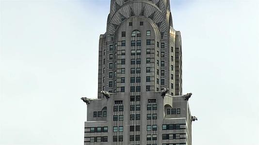 纽约克莱斯勒大楼近视视频的预览图