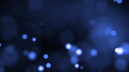 蓝色唯美大气粒子光效动态视频元素视频的预览图