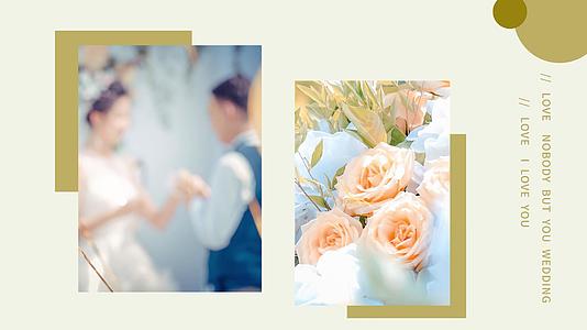简约婚礼爱情电子相册AE模板视频的预览图
