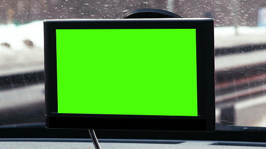 仪表板上的绿幕视频的预览图