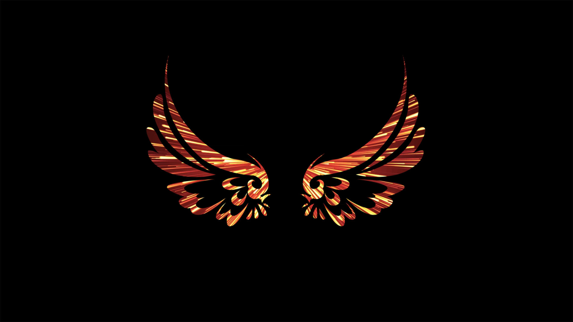 翅膀光效动画元素视频的预览图