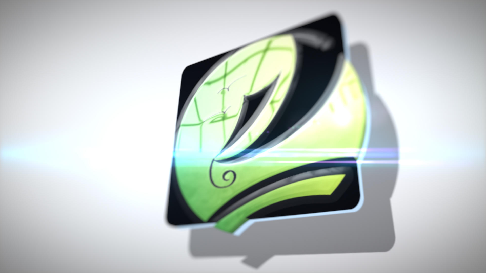 3D表面光滑的logo入场展示动画视频的预览图