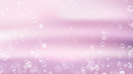 粉色唯美动态粒子气泡4K背景视频视频的预览图