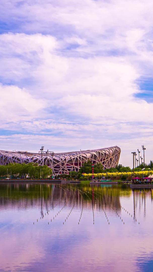 延迟北京首都鸟巢体育馆素材视频的预览图