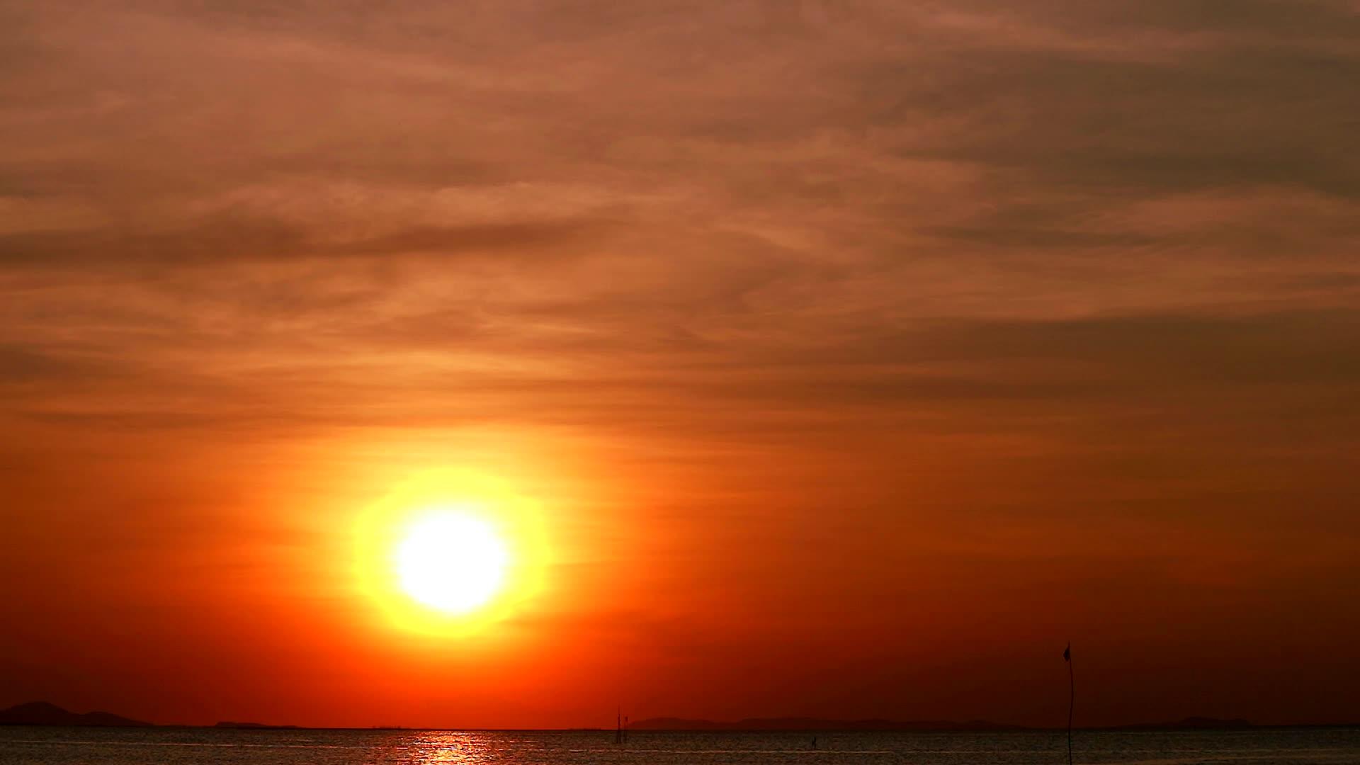 日落海面视频的预览图