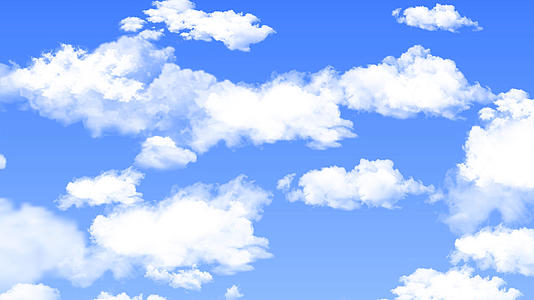 4k蓝天白云背景视频的预览图