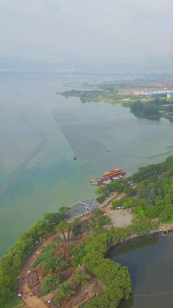 城市游乐园摩天轮游乐设备航拍视频的预览图