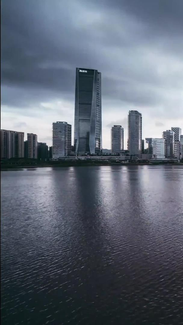 深圳湾城市风光延时摄影视频的预览图
