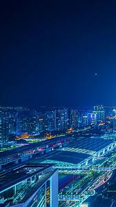 深圳夜景平安大厦灯光秀延时视频的预览图