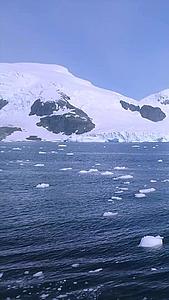 南极冰冻的大陆实拍视频的预览图