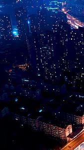 合肥四里河高架夜景航拍延时视频的预览图