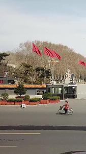 华北烈士陵园景点航拍视频的预览图