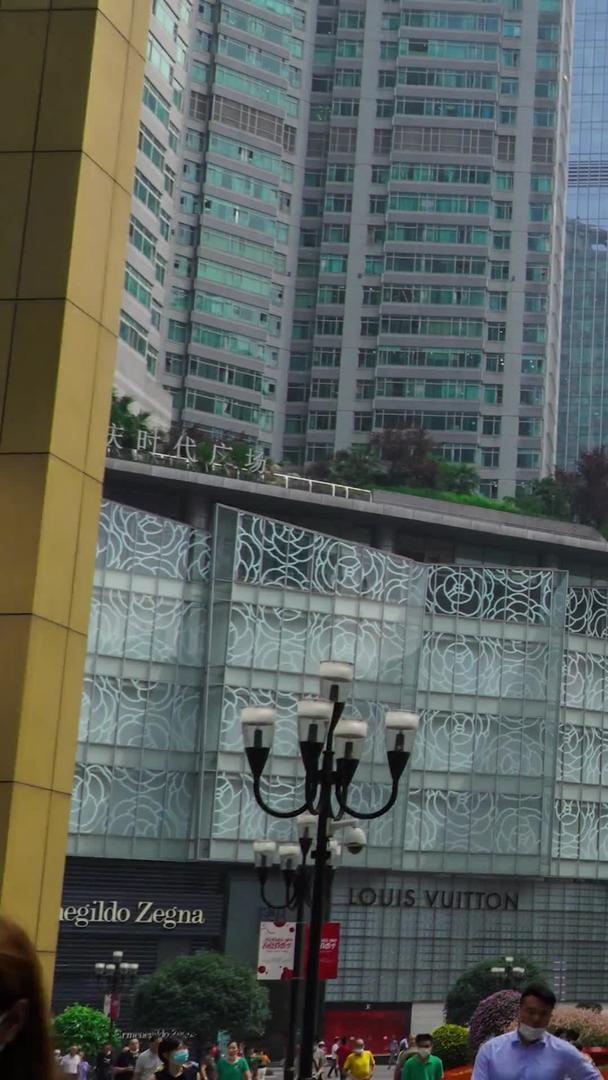 重庆解放碑延时摄影视频的预览图