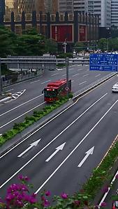 广州花城大道车流延时视频的预览图