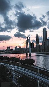 广州珠江两岸延时风光实拍视频的预览图