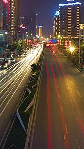 城市夜景车流延时视频的预览图