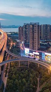 武汉二七长江大桥延时高清视频视频的预览图
