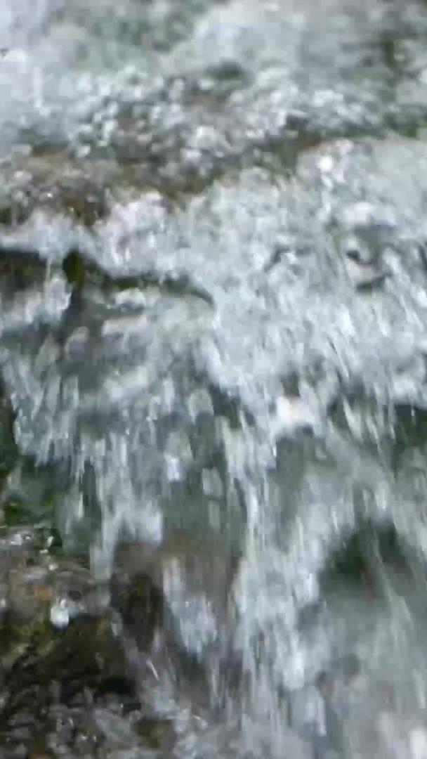240帧慢动作山间的河流泉水视频的预览图