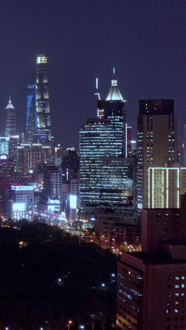 上海陆家嘴夜景视频的预览图