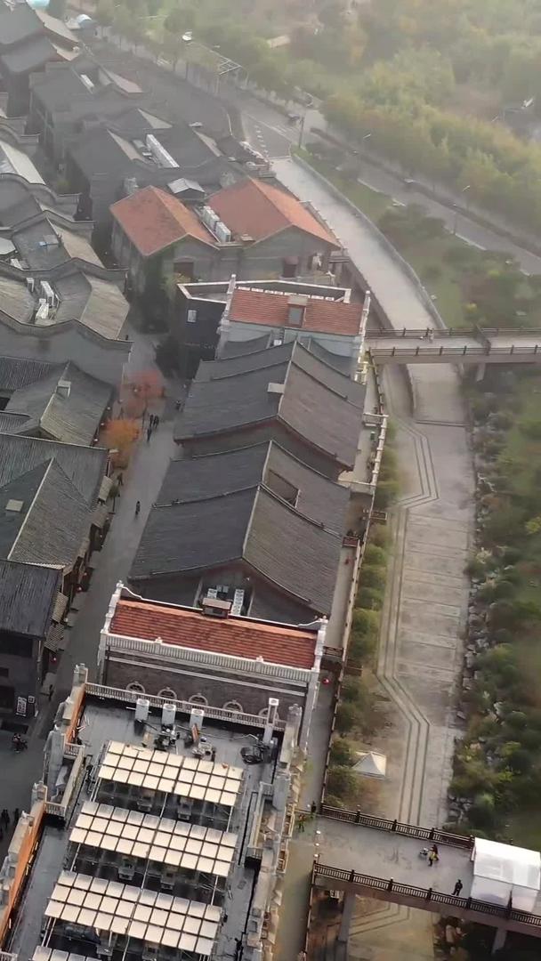武汉园博园汉口里古建筑高清视频视频的预览图