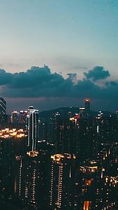 广州猎德大桥城市夜景视频的预览图