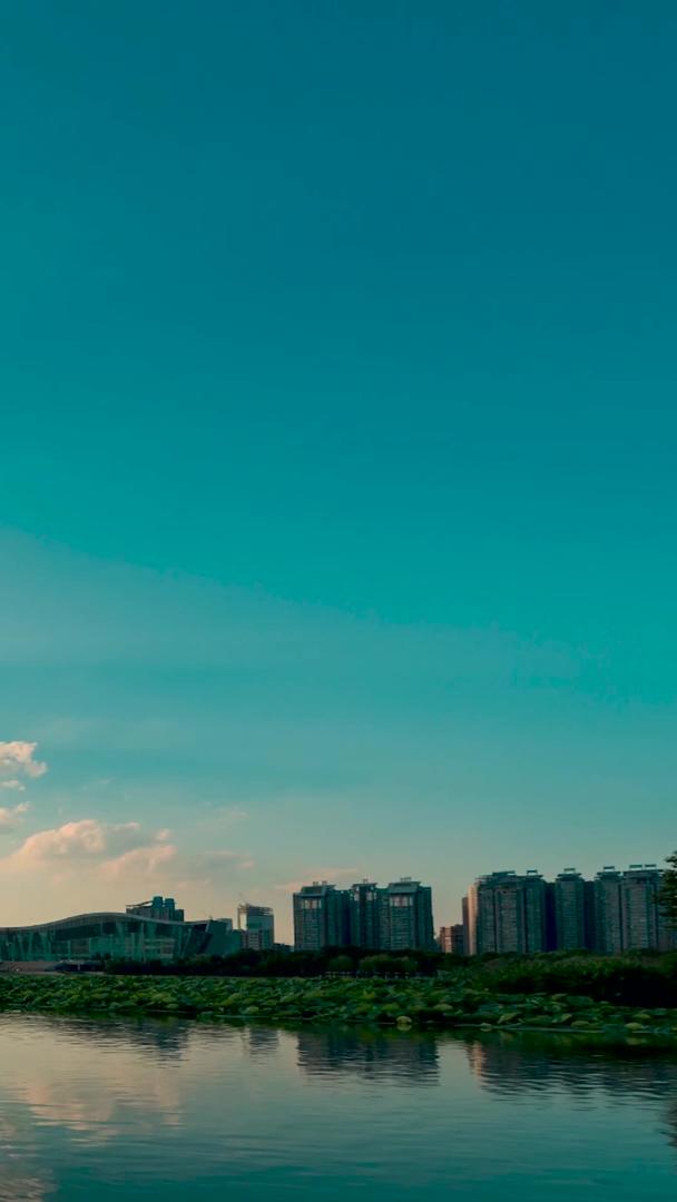 武汉古琴台公园延时摄影视频视频的预览图