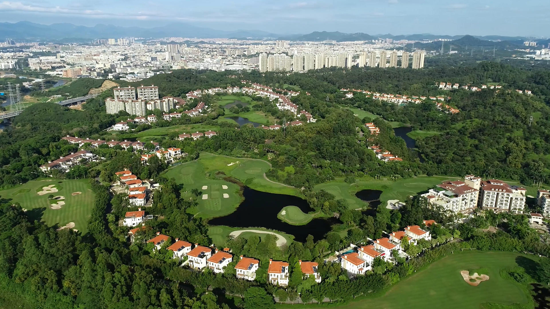 4K深圳观澜湖高尔夫球场视频的预览图