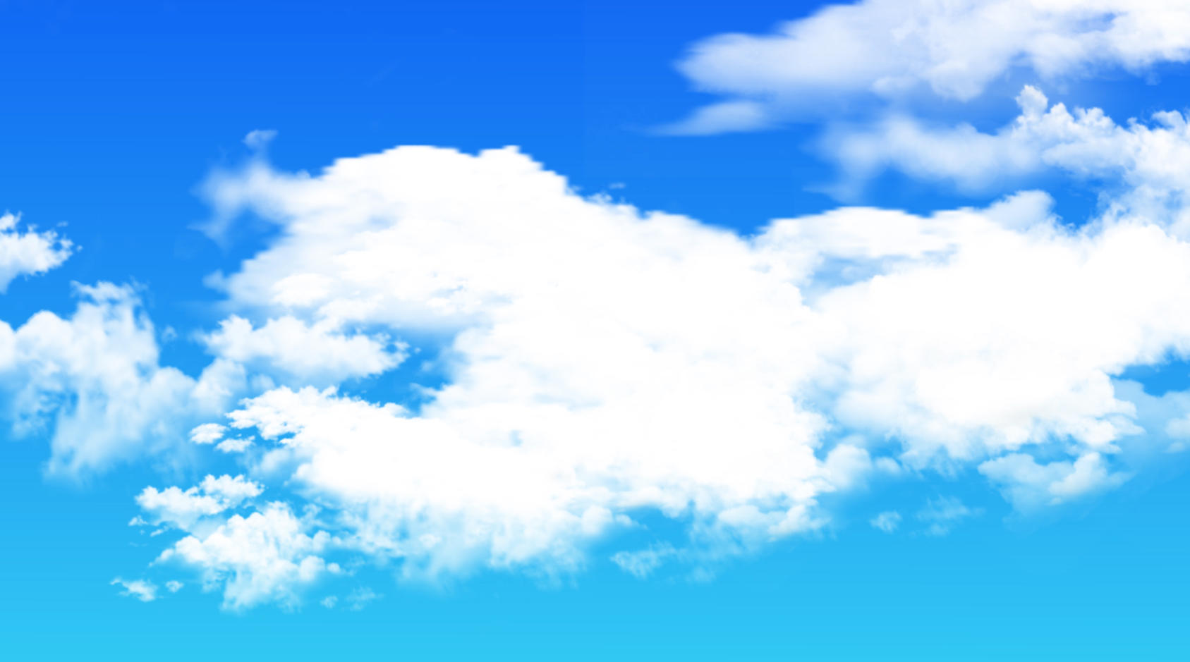 4k蓝天白云动画背景视频的预览图