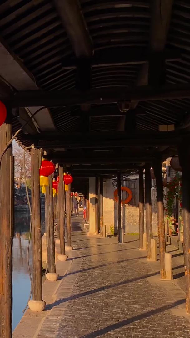 浙江名为5A级景区西塘古镇烟雨长廊实拍视频集合视频的预览图