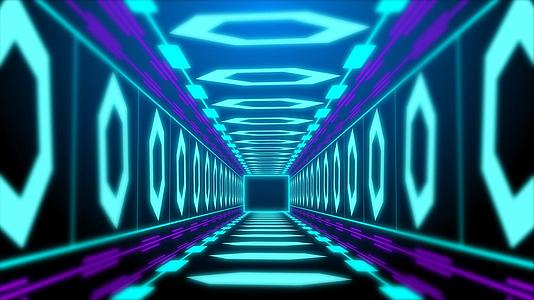 时空科技隧道无限循环背景视频的预览图