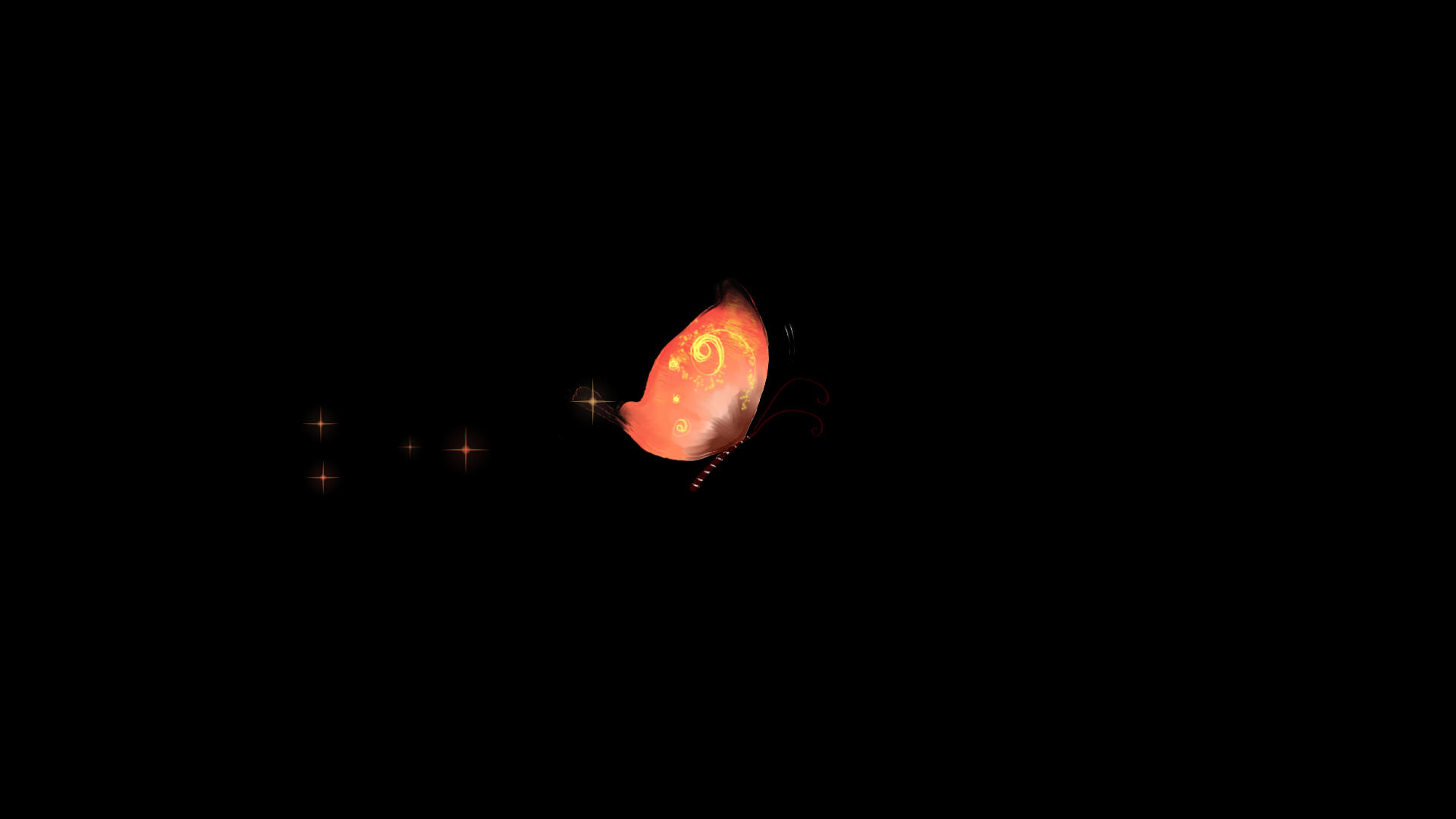 蝴蝶飞舞光斑跟随动态元素视频的预览图
