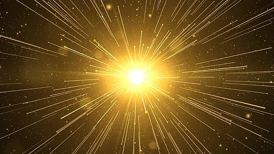 4k金色粒子星空穿行视频的预览图
