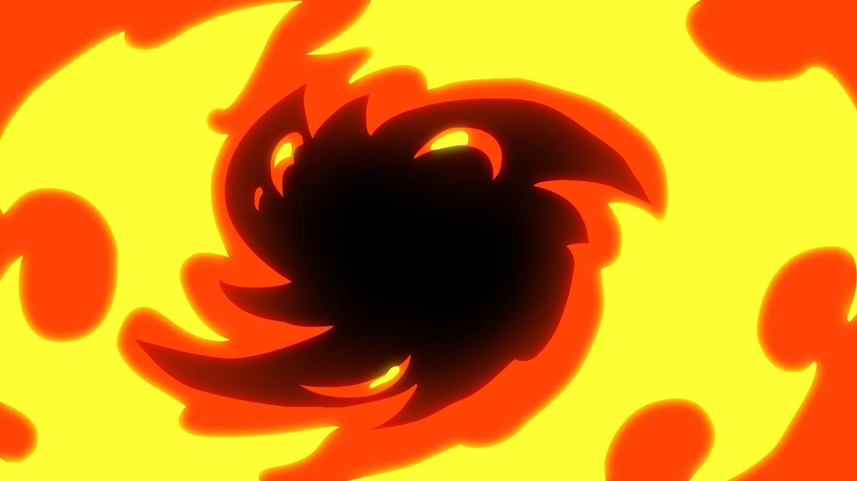转场mg旋转火焰喷火燃烧过渡过场动画视频视频的预览图