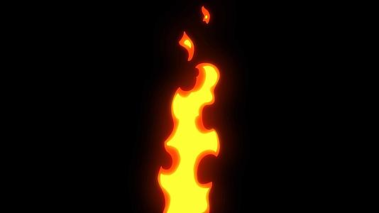 无限循环mg动态火焰燃烧动画元素视频的预览图