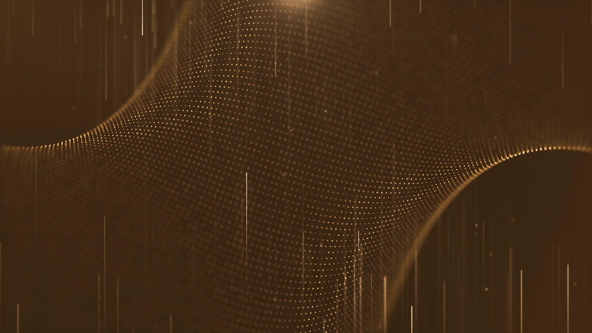 金色粒子年会光线颁奖视频的预览图