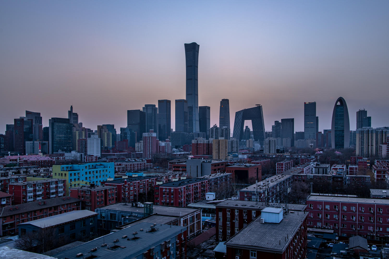 北京城市CBD夜晚8K延时视频的预览图