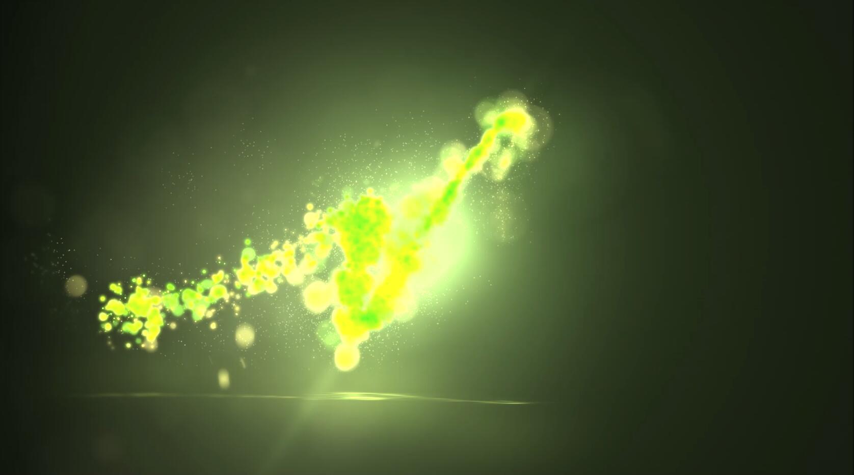 唯美多色路径飞舞粒子过渡转场光效视频的预览图