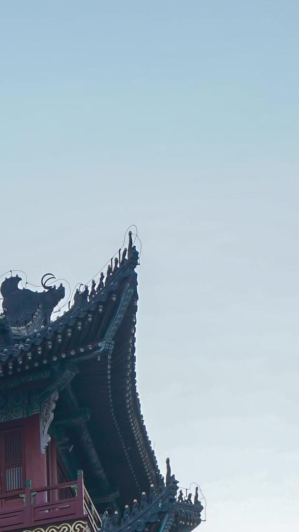 资料延时摄影湖北荆州古城墙历史遗址视频的预览图