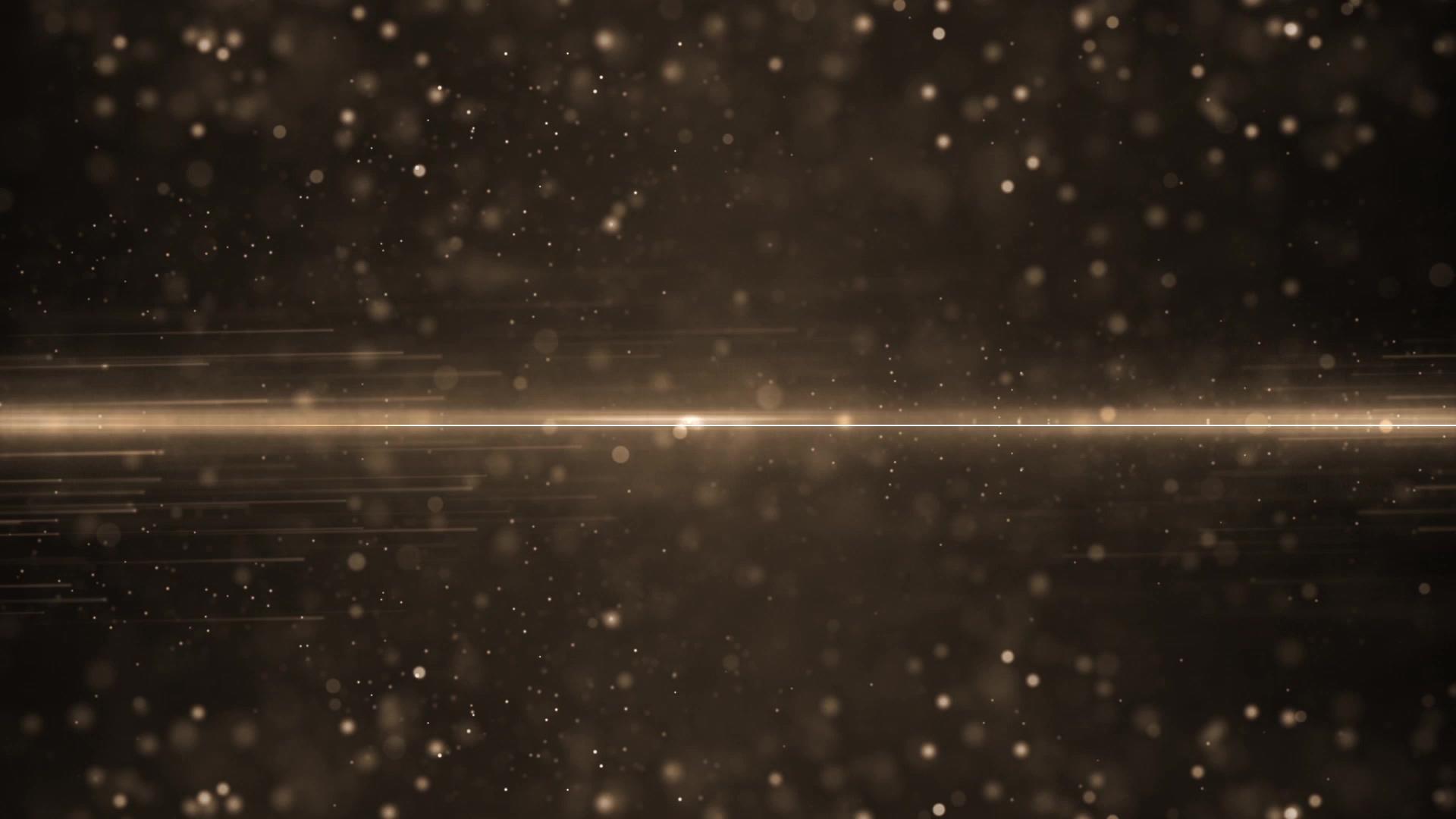 金色光线粒子年会视频的预览图