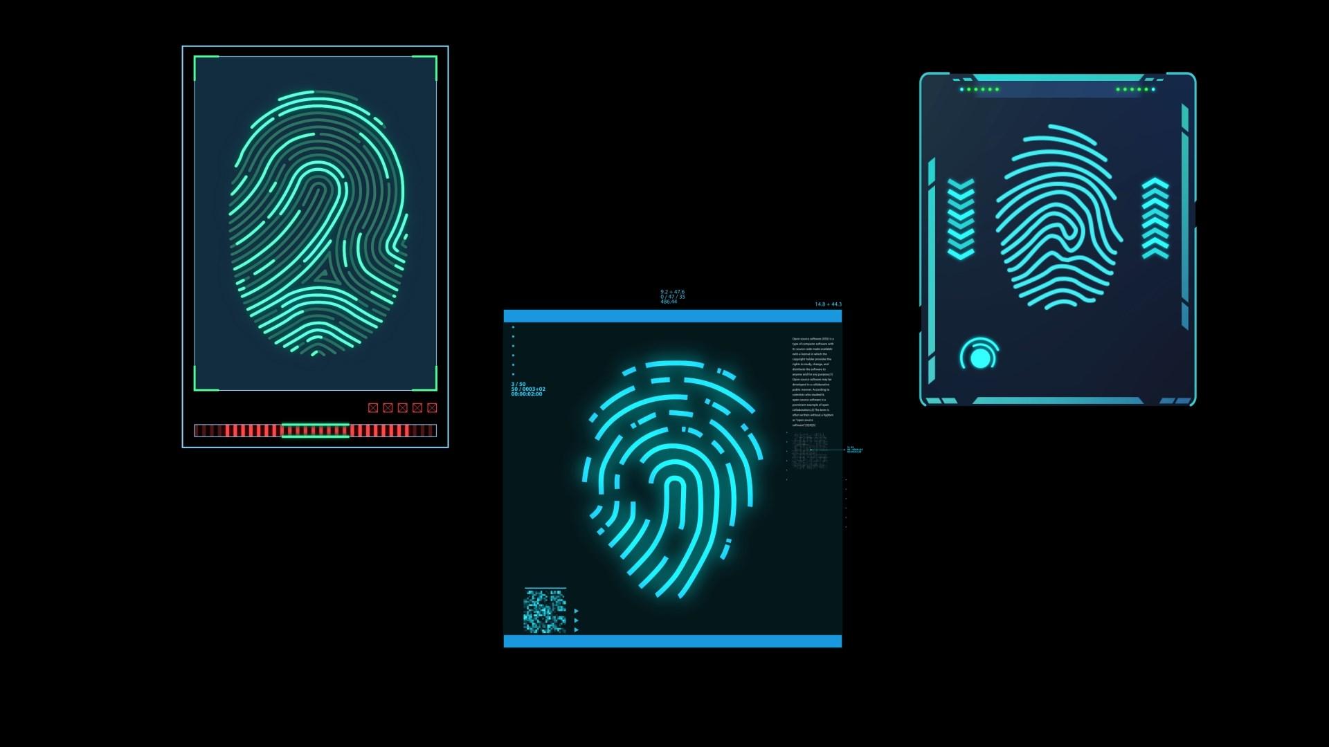 指纹识别扫描AE模板视频的预览图