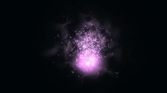 唯美光效动态粒子视频的预览图