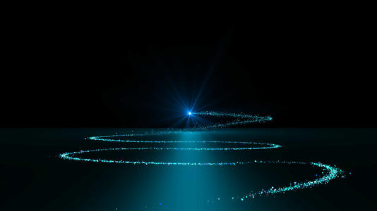 闪光粒子路径动画视频的预览图