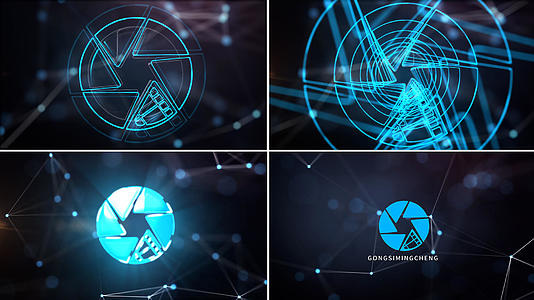 大气企业logo片头演绎视频的预览图
