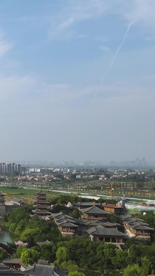 中国元素仿古建筑、园林、影视城景区旅游素材视频的预览图