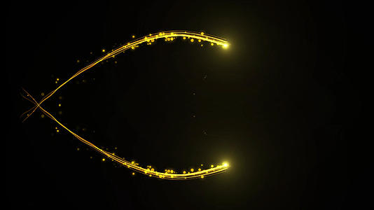4k大气两组粒子光线转场动画带通道视频的预览图