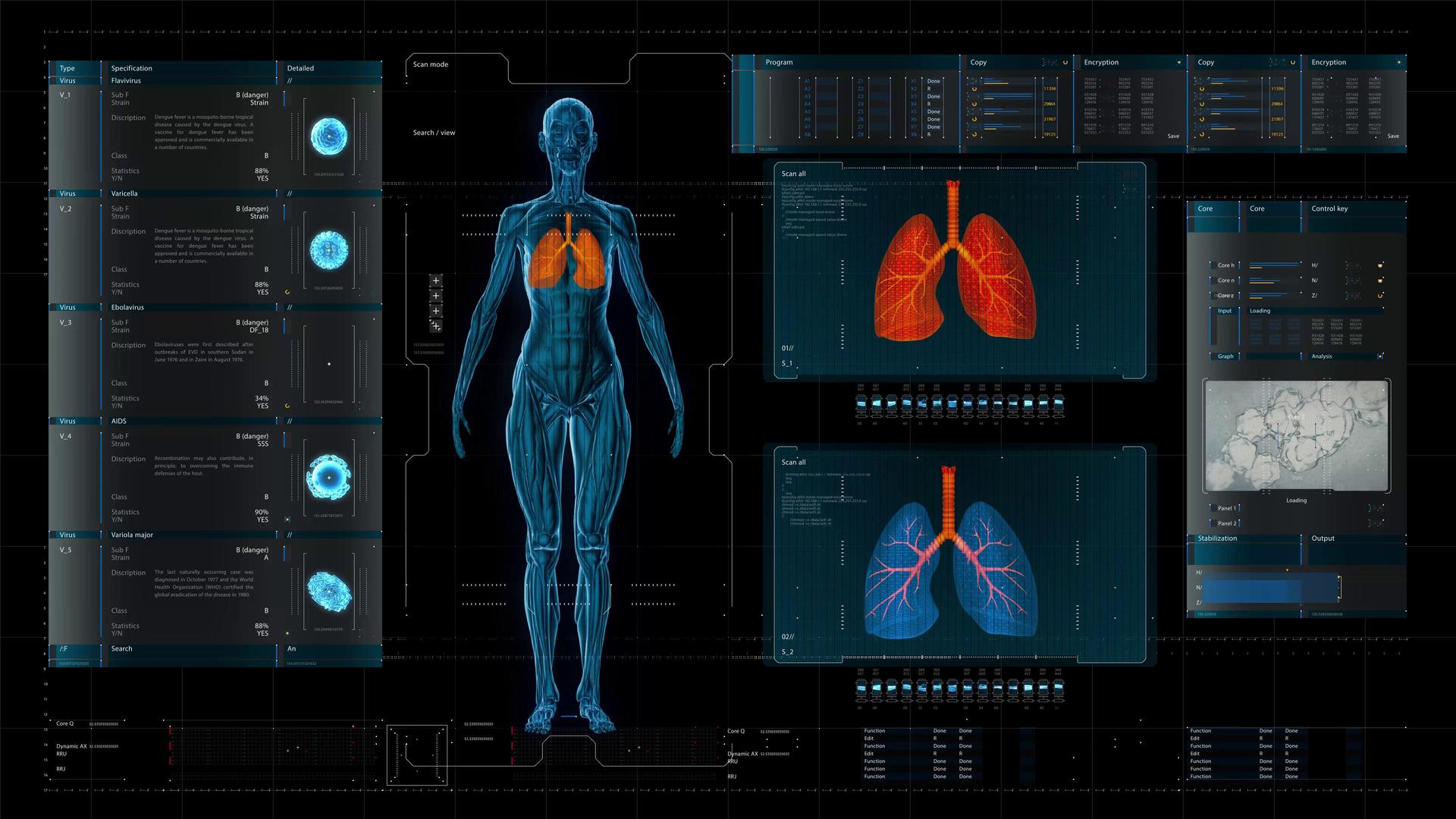 三维全息科技人体肺器官展示视频的预览图