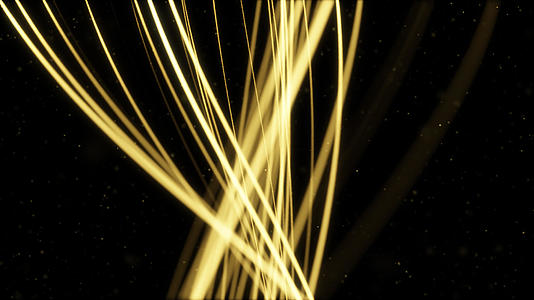 金色线条粒子视频的预览图