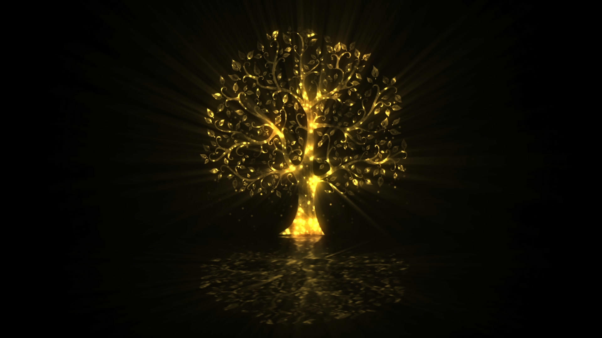 金色摇钱树视频素材视频的预览图