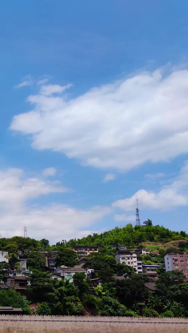 贵州省土城古镇景区全貌延迟摄影视频的预览图