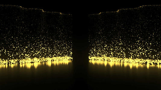 金色粒子舞台背景元素视频素材视频的预览图